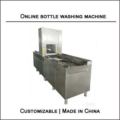 Customized Lab Animal Equipment 15KW Online Bottle Washer Machine