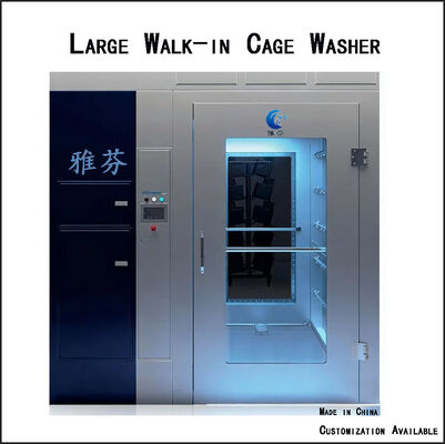 Large Capacity Walk In Cage Cleaning Machine Fully Automatic For Animal Laboratories