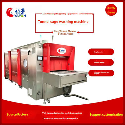 High Temperature Disinfection Tunnel Cage Washer, Special Cleaning Equipment for Animal Laboratories