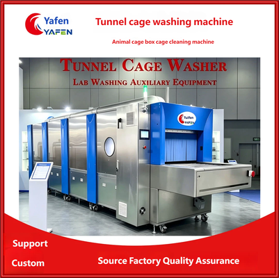 Large tunnel-type cage washer, cleaning equipment for laboratory animal cages in universities and research institutes