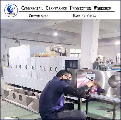 Large Conveyor Dishwasher, Commercial Fully Automatic, High-temperature Disinfection, Dish Washing Machine Specially for Canteens of Schools and Factories