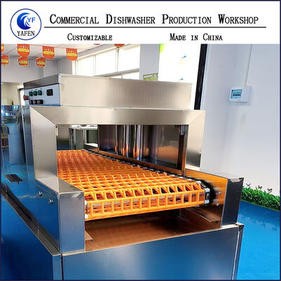 Inclined Insert Commercial Dishwasher Intelligent Large Flat Long Dragon Dishwasher
