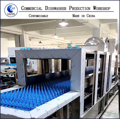 Large Conveyor Dishwasher, Commercial Fully Automatic, High-temperature Disinfection, Dish Washing Machine Specially for Canteens of Schools and Factories