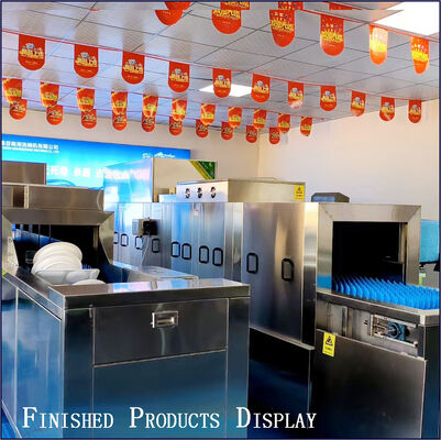 Commercial conveyor dishwasher, fully automatic high-pressure spray tableware washing and drying equipment