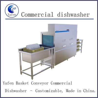 Commercial Intelligent Dishwasher Equipment Full Automatic For Large Factory Canteens