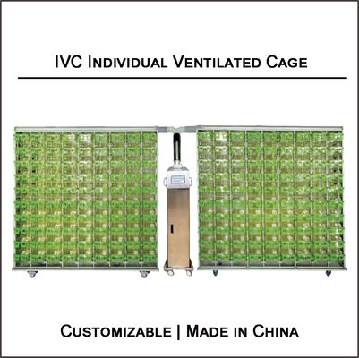 Laboratory Animal Cage Washer Equipment Continuous Tunnel Type 316L Stainless Steel