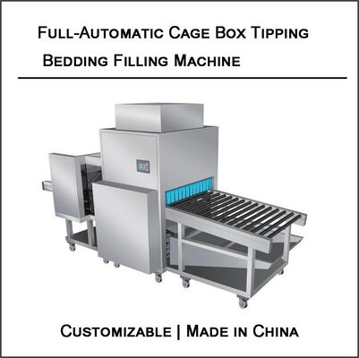 Fully Automatic Precise Lab Animal Equipment IVC Cage Flipping Bedding Filling Machine