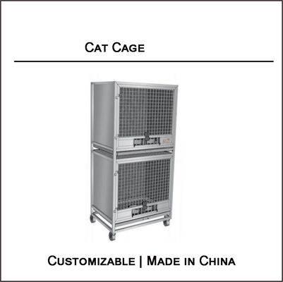 Laboratory Smart Cat Monkey Dog Stainless Steel Cage Animal Breeding Equipment
