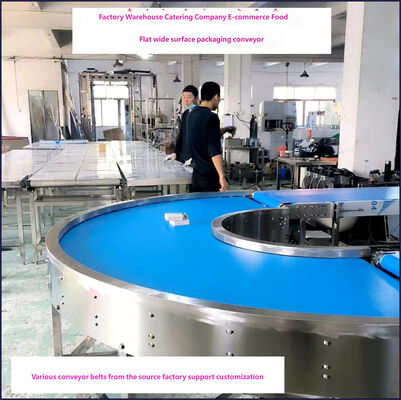 Commercial Kitchen Tableware Recycled Food Packaging Conveyor Belt Round Belt Type