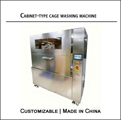 Cabinet Type Cage Washing Machine 304 Stainless Steel For Animal Laboratories
