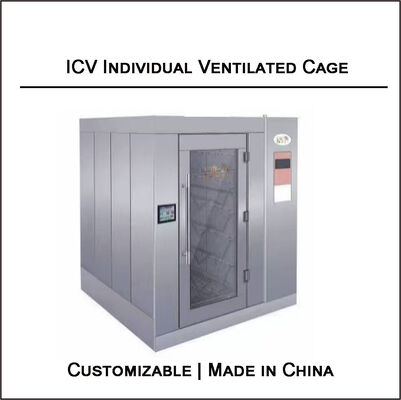 Cabinet Type Cage Washing Machine 304 Stainless Steel For Animal Laboratories