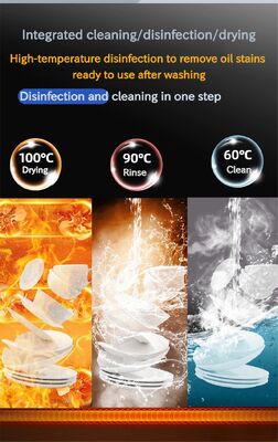 Tunnel Type Commercial Dishwasher Large Stainless Steel Dishwashers For University Canteens