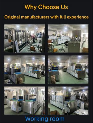 Tunnel Type Commercial Dishwasher Large Stainless Steel Dishwashers For University Canteens