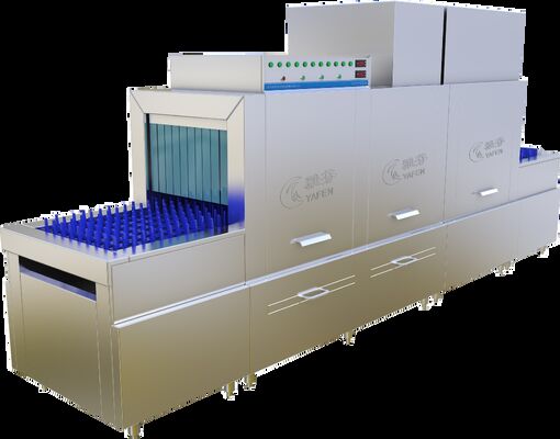 SUS304 Stainless Steel Commercial Dishwasher Multi Function Tableware Cleaning Machine