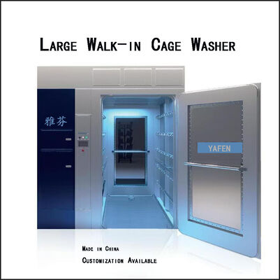Large Capacity Walk In Cage Cleaning Machine Fully Automatic For Animal Laboratories
