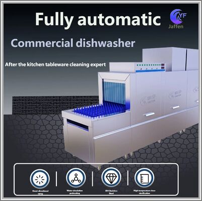 Large Commercial Tunnel Dishwasher Central Kitchen Dishwasher With Disinfection Drying Effects