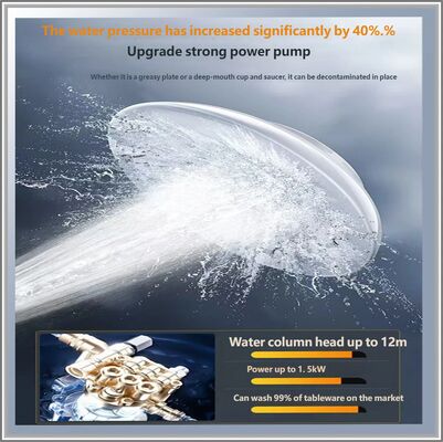 Flat Commercial Dishwashing Equipment Tableware Dinner Plates Cleaning Machine