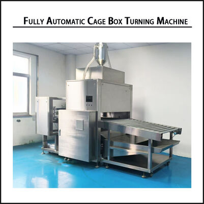 Electric Clamping & Turning SPF Laboratory Cage Inverter, Fully Automatic Cage-Tilting Equipment Matched with Bedding Dumping Station in Animal Center
