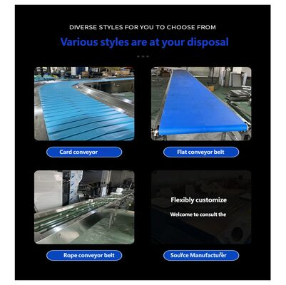 Conveyor belt e-commerce warehouse packing conveyor belt canteen tableware recycling conveyor belt