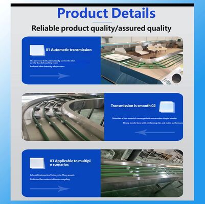 Custom Commercial Conveyor Belts, Canteen & Hotel Tableware Conveyor Lines, Non-standard Conveyors