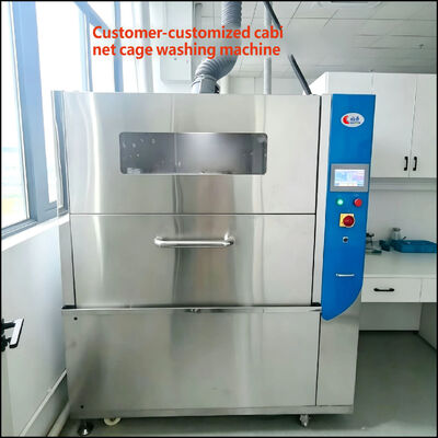 Vertical Cage Box Washing & Disinfection Machine, IVC Mouse Rat Cage Washer with Hot Water Rinse & Dry