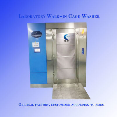 Large-Capacity Walk-In Cage Washer, Automatic Rinsing & Drying All-in-One Machine with GLP Certification Specially for Animal Centers of Scientific Research Institutes