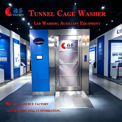 Walk-in Cage Washer, Automatic Animal Laboratory Cage Cleaning Machine, Customizable