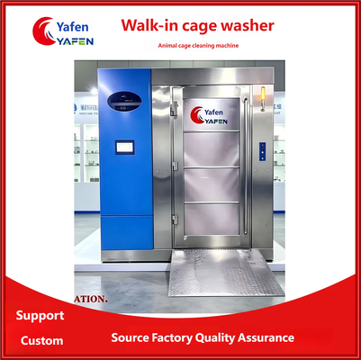 Animal Laboratory Equipment Walk In Cage Washer Tunnel Cage Washer Cabinet Cage Washer