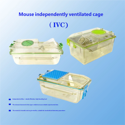 Double-sided IVC Individually Ventilated Cage System High Density Mouse Breeding Rack Complete IVC System with Central Ventilation Controller