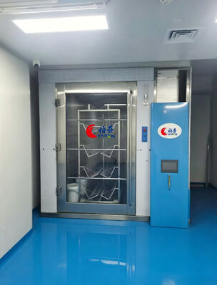 Walk-in Cage Washer Automatic Lab Animal Cage Washing Machine 304 Stainless Steel High Pressure Spray Disinfection Drying Integrated for Vivarium Laboratory
