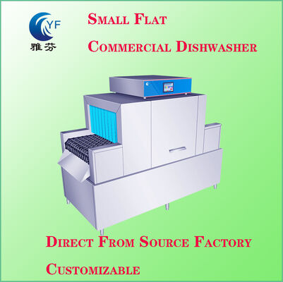 Flat Commercial Dishwashing Equipment Tableware Dinner Plates Cleaning Machine