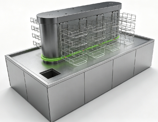Custom Tableware Rotary Turner & Supporting Tableware Washing Equipment, Commercial Dishwashers for Commercial Kitchens