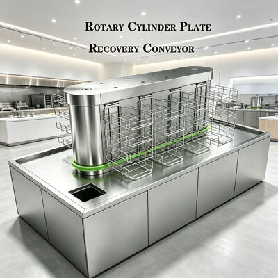 Custom Tableware Rotary Turner & Supporting Tableware Washing Equipment, Commercial Dishwashers for Commercial Kitchens