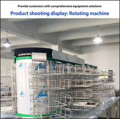 Tableware Storage & Transport Rotary Machine, Supporting Commercial Dishwasher to Clean Tableware Efficiently