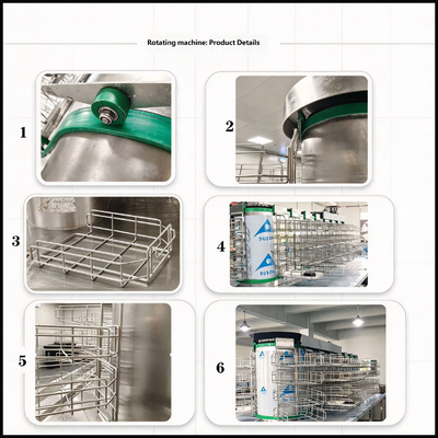 Supporting Tableware Conveyor Rotary Machine, Auxiliary Recycling Equipment for Commercial Dishwasher