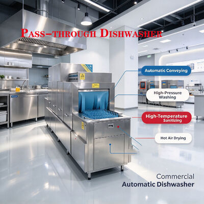 Supporting Tableware Conveyor Rotary Machine, Auxiliary Recycling Equipment for Commercial Dishwasher