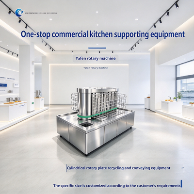 Supporting Tableware Conveyor Rotary Machine, Auxiliary Recycling Equipment for Commercial Dishwasher